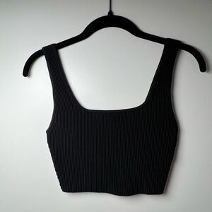 Aritzia Babaton sculpt knit crop top